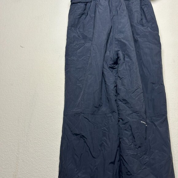 Columbia Ski Snow Bib Overalls Cargo Pant Men M Omni-Shield Black Insulated Snow - Picture 11 of 12